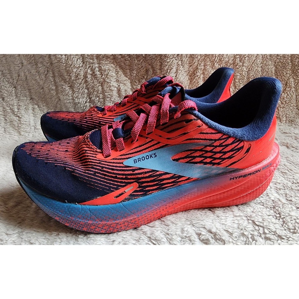 Brooks Hyperion Max Womens Running Shoes Blue Red Size 5